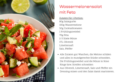 Wassermelonensalat mit Feta