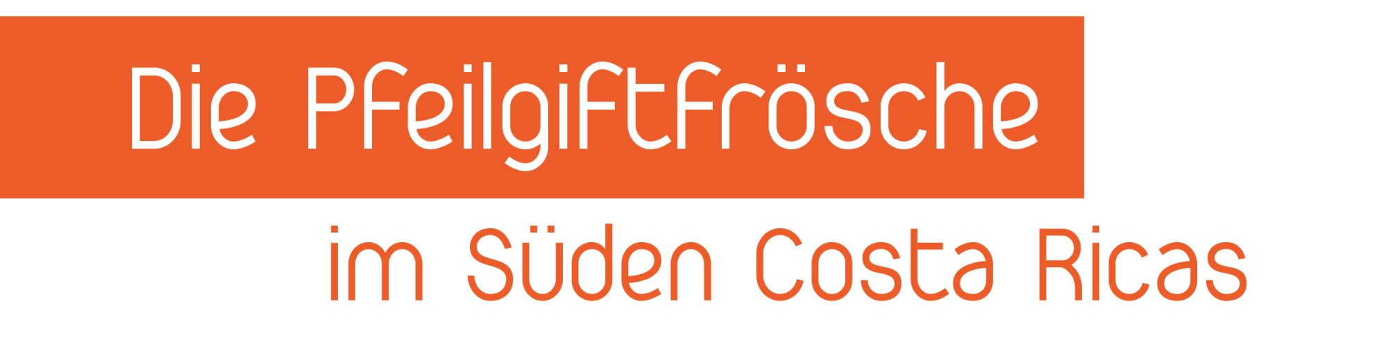 Bild Nr.1 zum Thema: Die Pfeilgiftfrösche im Süden Costa Ricas